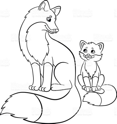 Cartoon Fox Coloring Pages at GetColorings.com | Free printable colorings pages to print and color