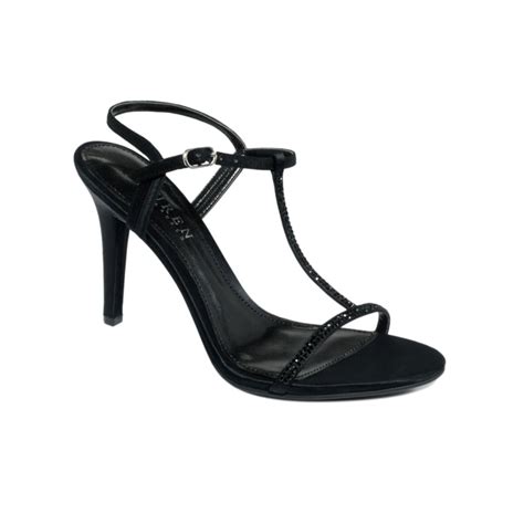 Lauren By Ralph Lauren Abita Evening Sandals in Black | Lyst