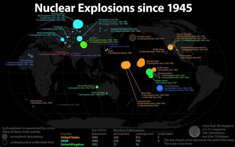 Nuclear Explosions since 1945 | TGC Social Studies/History | World map wallpaper, Map wallpaper ...