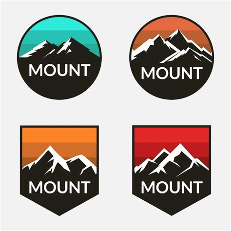 Mountain Logo Color 29100733 Vector Art at Vecteezy