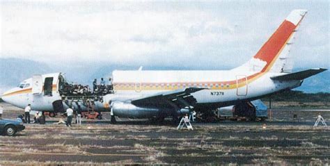 Crash of a Boeing 737-297 in Kahului: 1 killed | Bureau of Aircraft Accidents Archives
