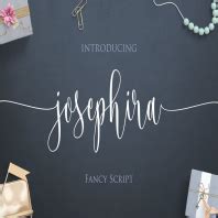 Josephira Fancy Script Font | Vuatailieu.com