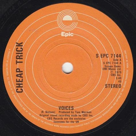 Cheap Trick - Voices (1979, Vinyl) | Discogs