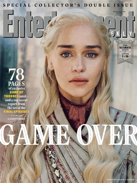 EMILIA CLARKE in Entertainment Weekly Magazine, March 2019 – HawtCelebs