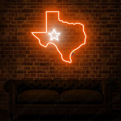 Texas Neon Sign Led Light - PageNeon