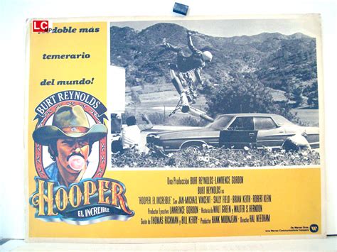 "HOOPER EL INCREIBLE" MOVIE POSTER - "HOOPER" MOVIE POSTER