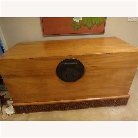 Antique Cedar Storage Chest - AptDeco