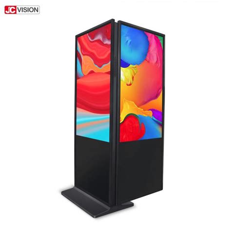 50000 Hours Indoor Digital Signage Displays , Double Sided Digital ...