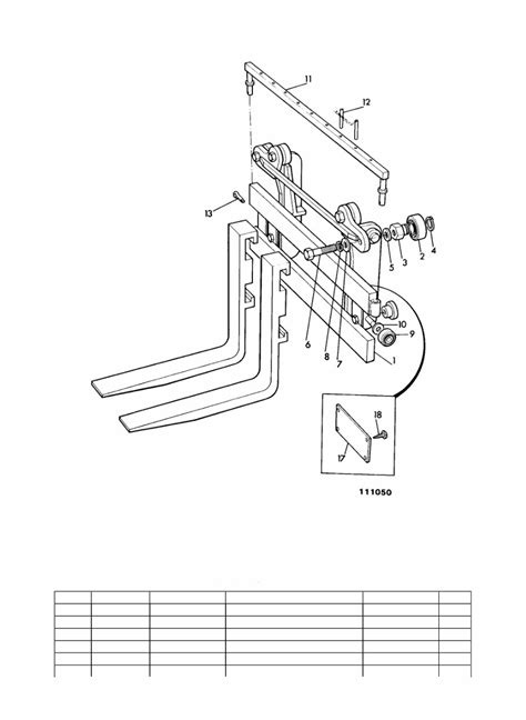 JCB 930-2 Forklift Parts Catalogue Manual (SN: 00607000-00607149)