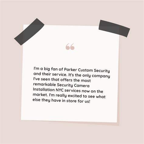 Security Camera Installation NYC-Parker Custom Security