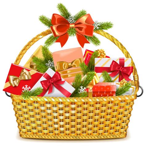 Gift Basket Illustrations, Royalty-Free Vector Graphics & Clip Art - iStock