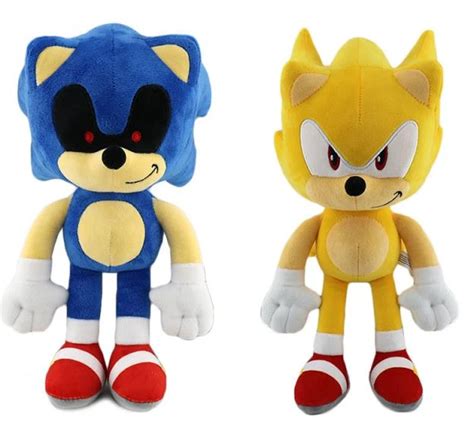 30cm New Arrival Pp Cotton Exe Sonic Plush Toys Cute Action Figure Super Sonic The Hedgehog ...