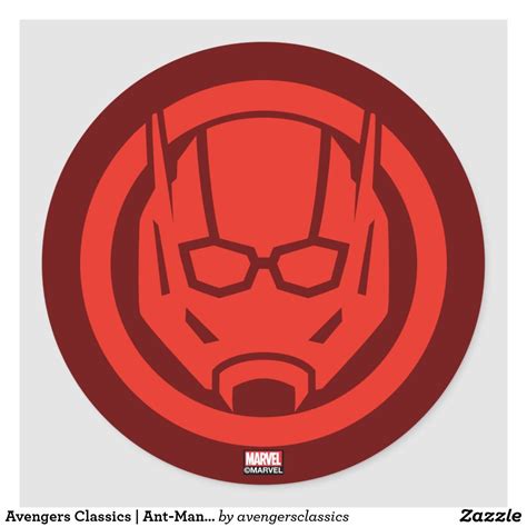 Avengers Classics | Ant-Man Icon Classic Round Sticker | Zazzle | Ant-man, Avengers, Ants