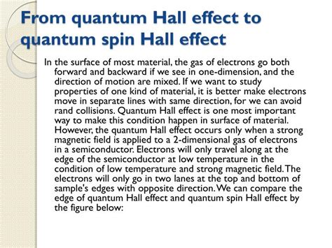 PPT - Quantum Spin Hall Effect and Topological Insulator PowerPoint ...