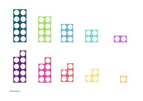 Numicon style - odd and even small for games - Printable Teaching ...