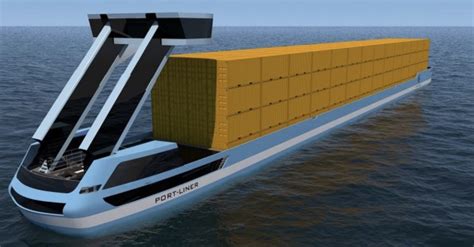 Large 'Tesla ships' all-electric container barges are launching this autumn - Electrek