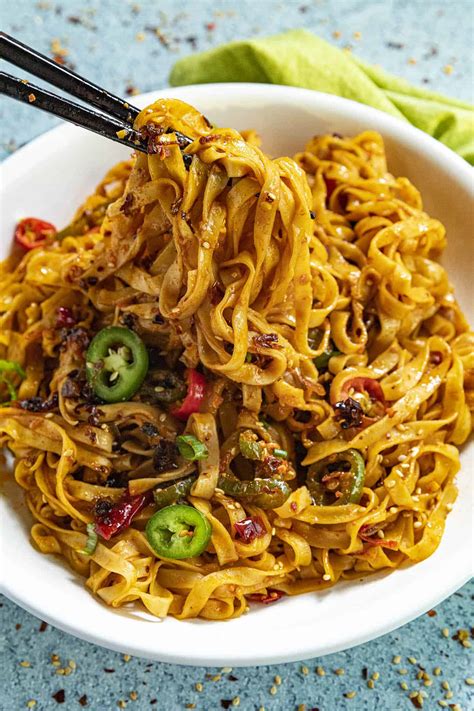 Spicy Noodles Recipe - Chili Pepper Madness