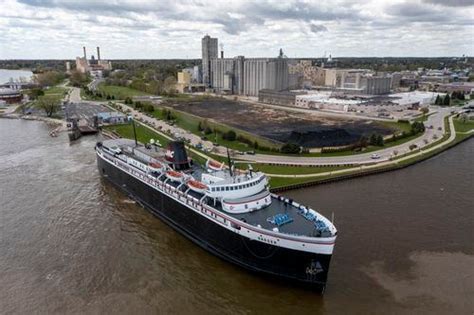 Historic Lake Michigan car ferry bringing back overnight sailings with views of sunset, night ...