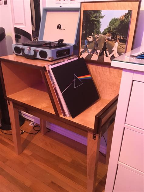 Record Player Stand, Corner Desk, Standing Desk, Lovers, Vinyl, Furniture, Home Decor, Corner ...