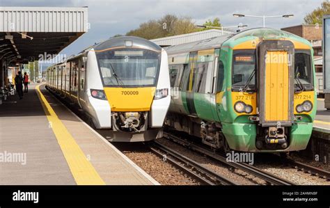 Three Bridges, Sussex, UK; 26th April 2018; Trains Operated by ...