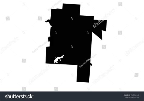 Black Silhouette Map City Crossett Arkansas Stock Vector (Royalty Free ...