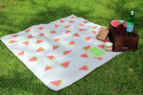 Watermelon Picnic Blanket · How To Make A Quilted Blanket · Home + DIY on Cut Out + Keep