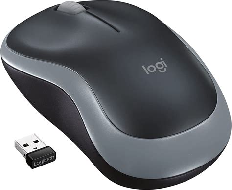 Logitech M185 Wireless Mouse, 2.4GHz With USB Mini Receiver