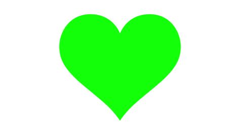 A Beating Green Screen Heart Symbol. 4 Second Loop Including Alpha Matte. Stock Footage Video ...