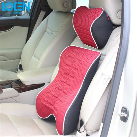 LOEN Relax Car Pillow Seat Memory Foam Back Cushion Lumbar Support for ...