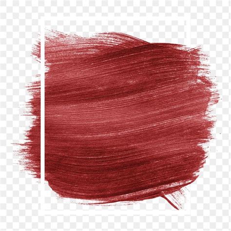 Matte maroon red brush stroke with white frame | free image by rawpixel.com / Karn | Abstract ...