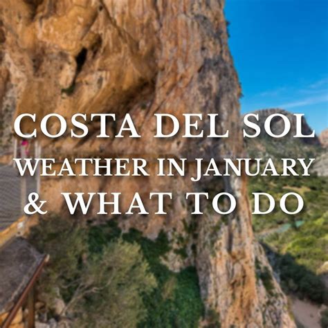 Just How Good Is Costa del Sol Weather In January?