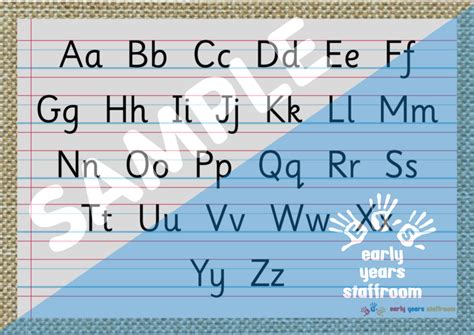 Upper and Lowercase Handwriting Letter Formation Phonics - Early Years ...