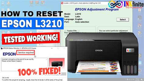 How to Reset Epson L3210 Printer with 6-in-1 Resetter Full Tutorial | How to Reset Epson L3210 ...