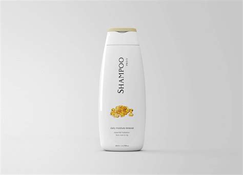 Shampoo Bottle Design PSD Mockup - DesignHooks