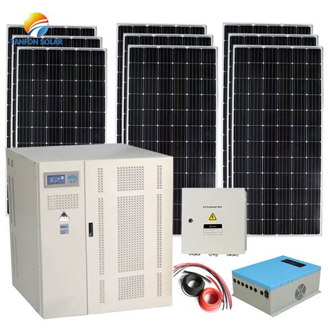 300kw off Grid Commercial Solar Energy Storage System Project_Three Phase Solar System_TANFON ...