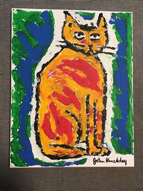 John Hinckley on Twitter: "My original CAT painting just listed on Ebay ...