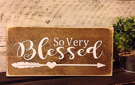 Blessed sign blessed wooden sign wedding sign wedding