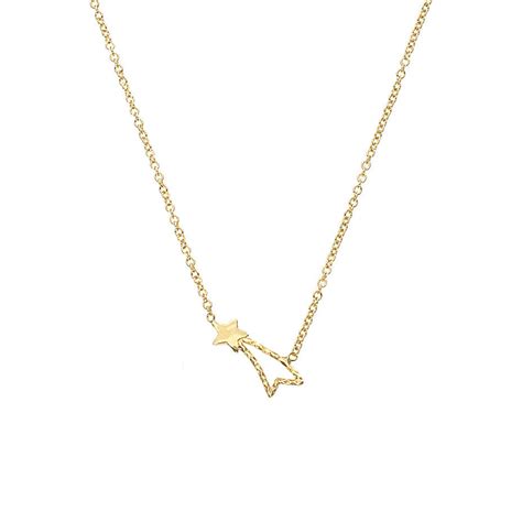 Shooting Star Necklace - Gold | Phoebe Coleman