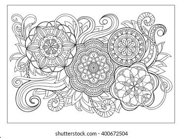 Hand Drawn Decorated Image Doodle Elements: vetor stock (livre de ...