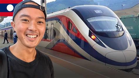 $30 First Class China-Laos High Speed Train 🇱🇦 - YouTube