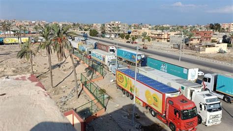 Humanitarian Aid Convoy Of 200 Trucks Reach Gaza Amid Israel-Hamas ...