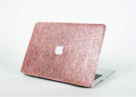 Rose Gold Glitter Macbook Case | Macbook case, Macbook, Macbook accessories