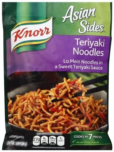 Knorr Teriyaki Noodles - 4.6 oz, Nutrition Information | Innit