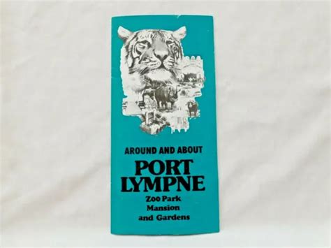 VINTAGE TOURIST BROCHURE "Around And About Port Lympne Zoo Mansion & Gardens" £4.91 - PicClick UK
