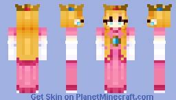 Princess Peach! Minecraft Skin