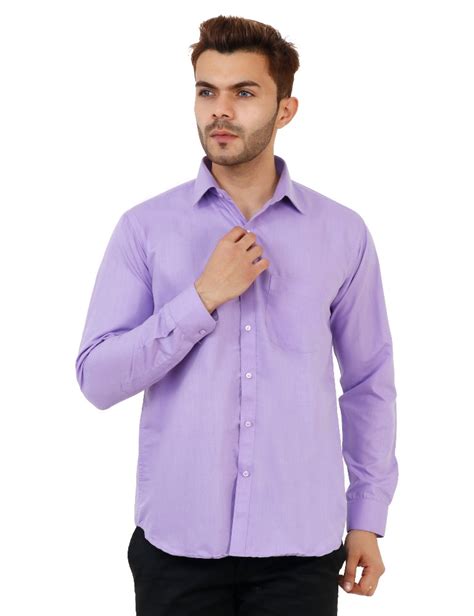 Studio-ANF Cotton Light Purple Color Formal Shirt at Rs 450 in New Delhi