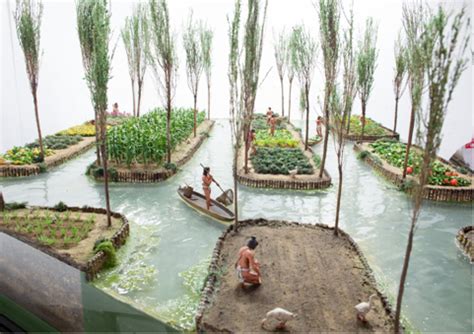 Aztec Chinampas model by Te Mahi, Photographer: Te Papa, © Te Papa ...