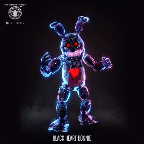 Illumix on Twitter: "Black Heart Bonnie awaits you in the FNAF AR Heart ...