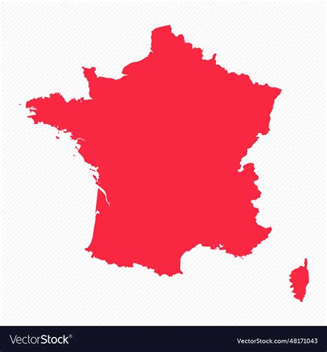 Abstract france simple map background Royalty Free Vector