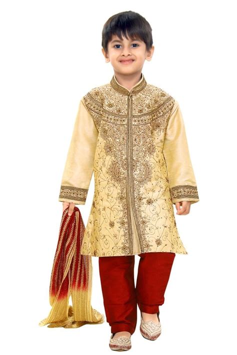 clothes: Embroidered Sherwanis Best Traditional Wear For Little Boys